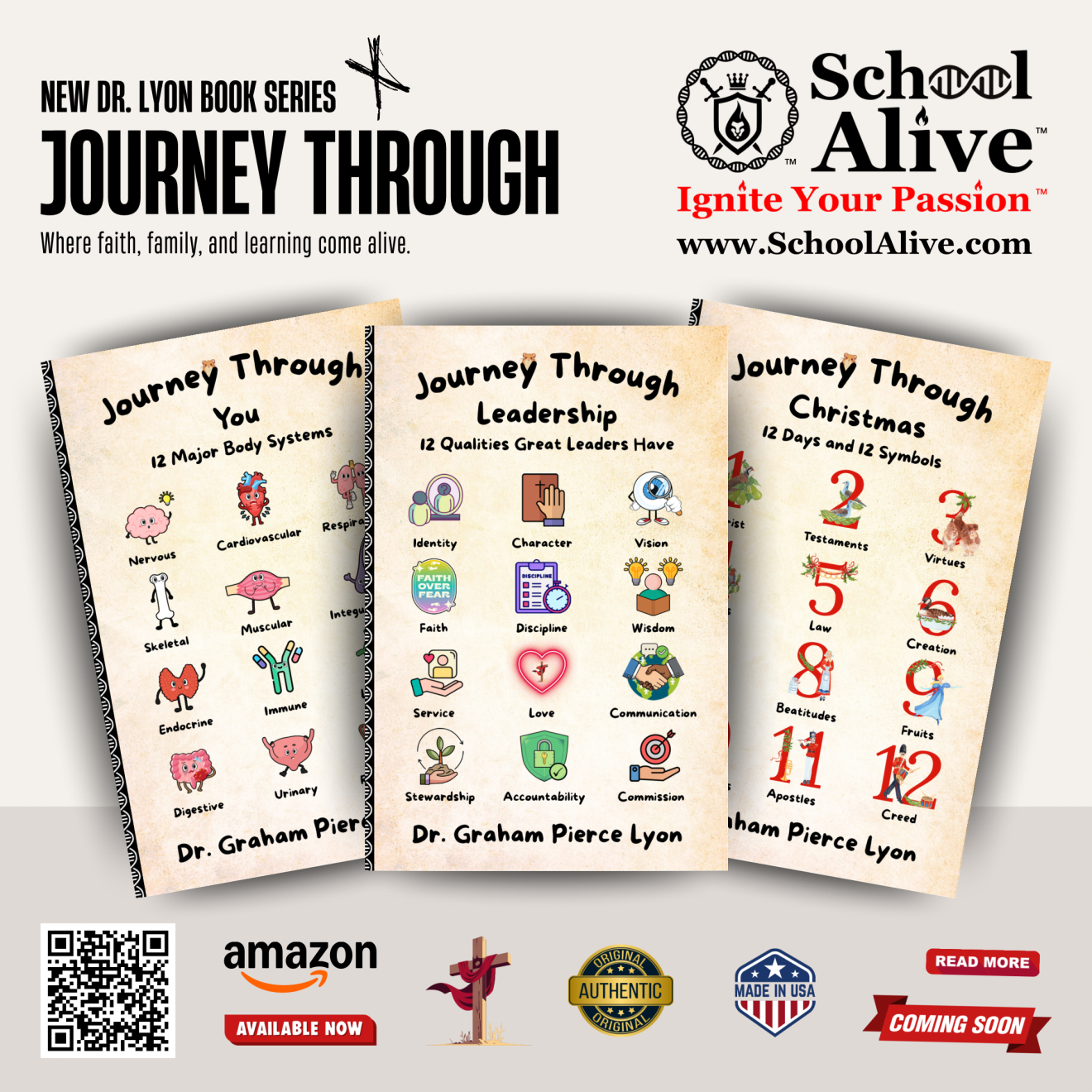 Journey Through book series by Dr. Graham Pierce Lyon