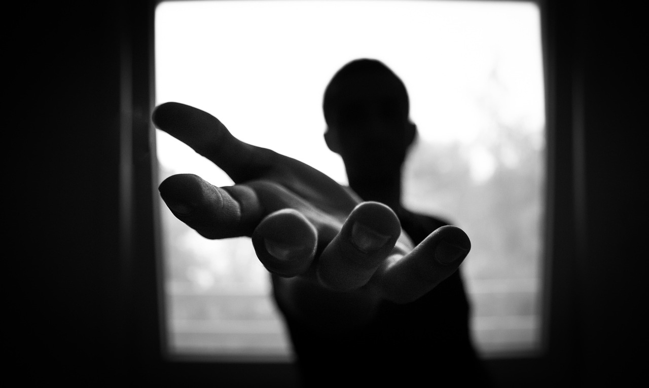 An outstretched hand inviting connection